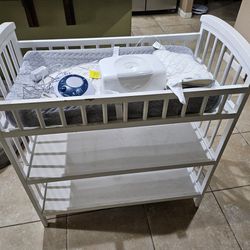 Baby Changing Table/Wipes Warmer/ Noise Machine 