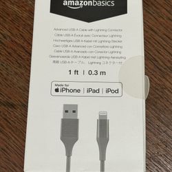 Amazon Lightning Charging Cable 1ft, 3ft, Or 6ft Long