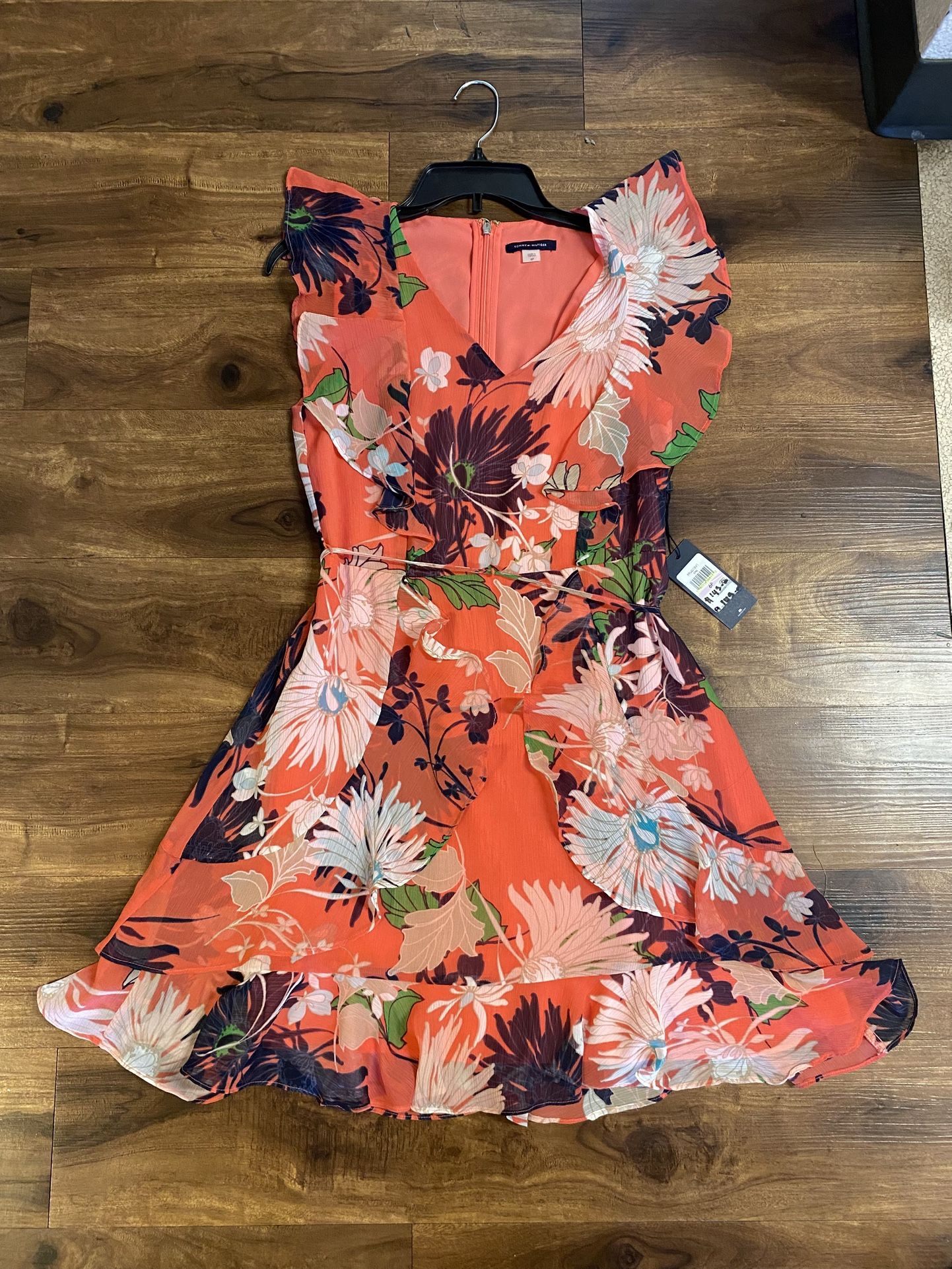 Brand new woman’s Tommy Hilfiger pink floral dress up for sale