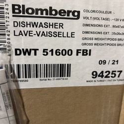 Bloomberg Dishwasher Lave-vaiselle DWT 51600 FBI 