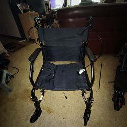Transport Chair With Leg Attachments