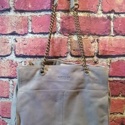 American Leather Co. Gray Bag