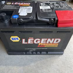 Napa Legend Premium AGM Battery No. 9848