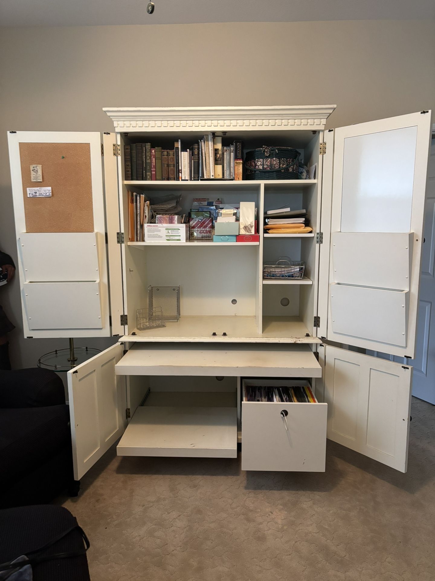Pottery Barn Computer Cabinet