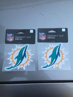 (Miami Dolphins Vinyl Decals)