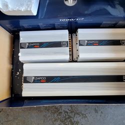 Zapco amps for sale