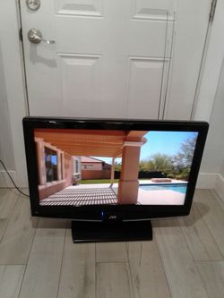 JVC Flat Screen LCD TV with Stand no remote control