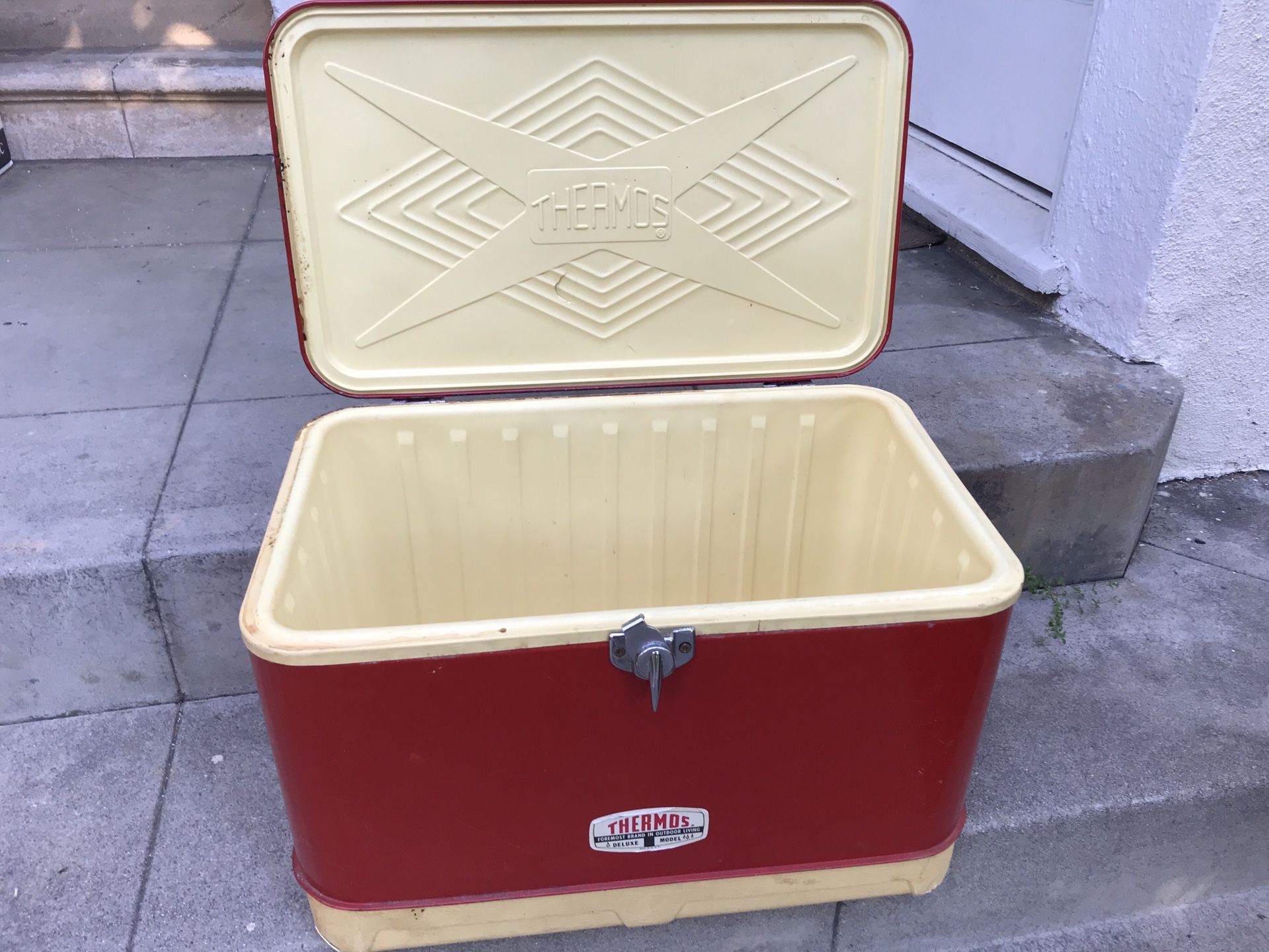 Vintage 1950s Red Thermos Ice Chest Cooler for Sale in Los Angeles, CA