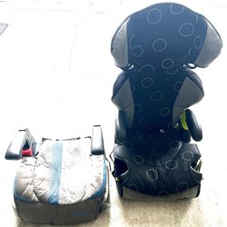2 EvenFlow Booster car Seat