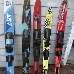 Selling multiple water skis as a bundle!