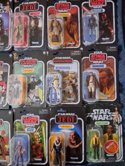 All New Starwars figures different prices thanks  or make me a offer on all 93 figures  and I have  the set with a mask listed as well