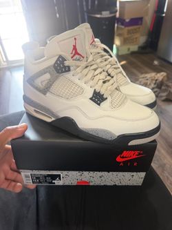 Air Jordan 4 Retro White Cement Size 12