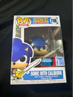 Sonic the Hedgehog - Sonic with Caliburn Pop! Vinyl Figure (2025 Fall Convention