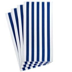 4 Pack, Mainstays Cabana Stripe Beach Towels, 4 Pack, 58 in x 28 in, Blue