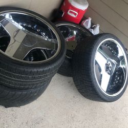 22” Starr Blades Chrome 