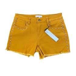 Vigoss Rust/Mustard Studded Shorts Size 9/29