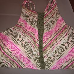 Women's Size 2XL,  Time And Tru Swimsuit Top 