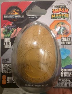 Jurassic World Rebirth Captivz Smash N Hatch Dino Egg ToyMonster Mystery Egg