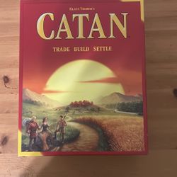settlers of catan boardgame (used only once) 