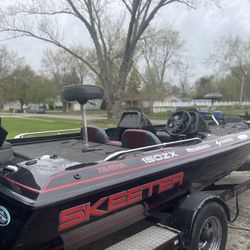 1995 Skeeter Bass Boat With 135 Blackmax Mercury 