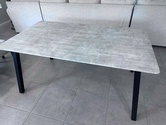Modern Concrete Look Dining Table
