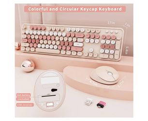 Set -Keyboard, Mouse, Mouse Pad, Coaster And Wrist Rest