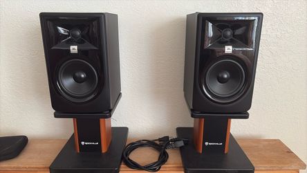 JBL studio monitor speakers