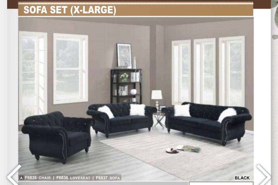 3pc Sofa Set