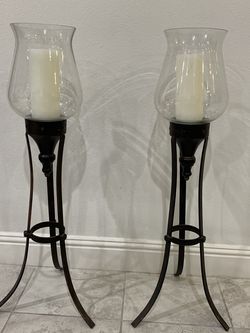 Set of candle holders