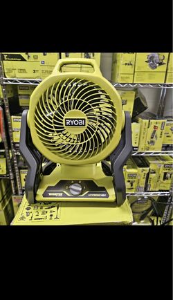 RYOBI ONE+ 18V Cordless Hybrid WHISPER SERIES 7-1/2 in. Fan (Tool Only)