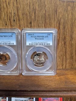 2004-S Wisconsin Quarter PCGS PR69DCAM