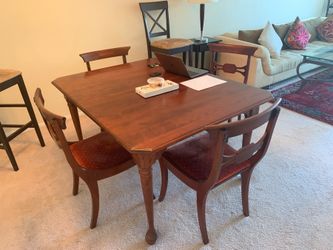 Dining table with chairs