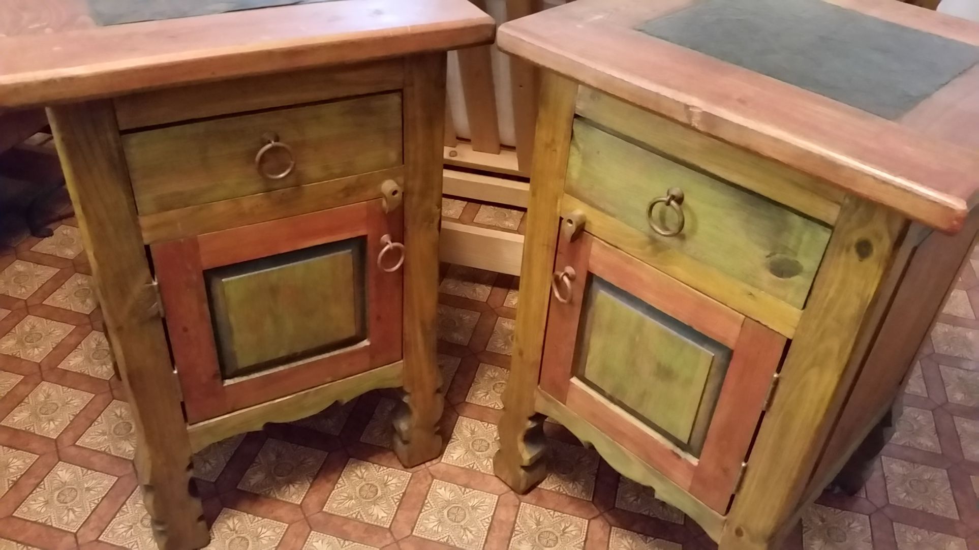Old Mexico Style Coffee End Tables