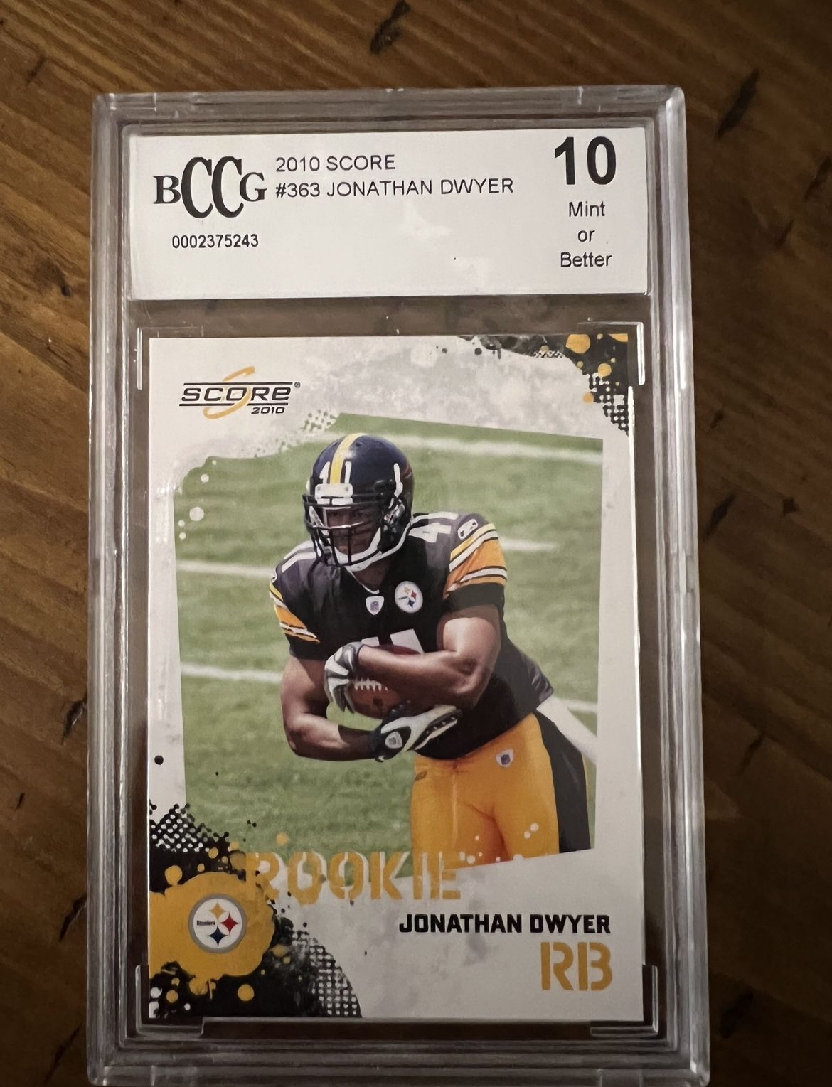 Jonathan Dwyer Steelers Graded Rookie