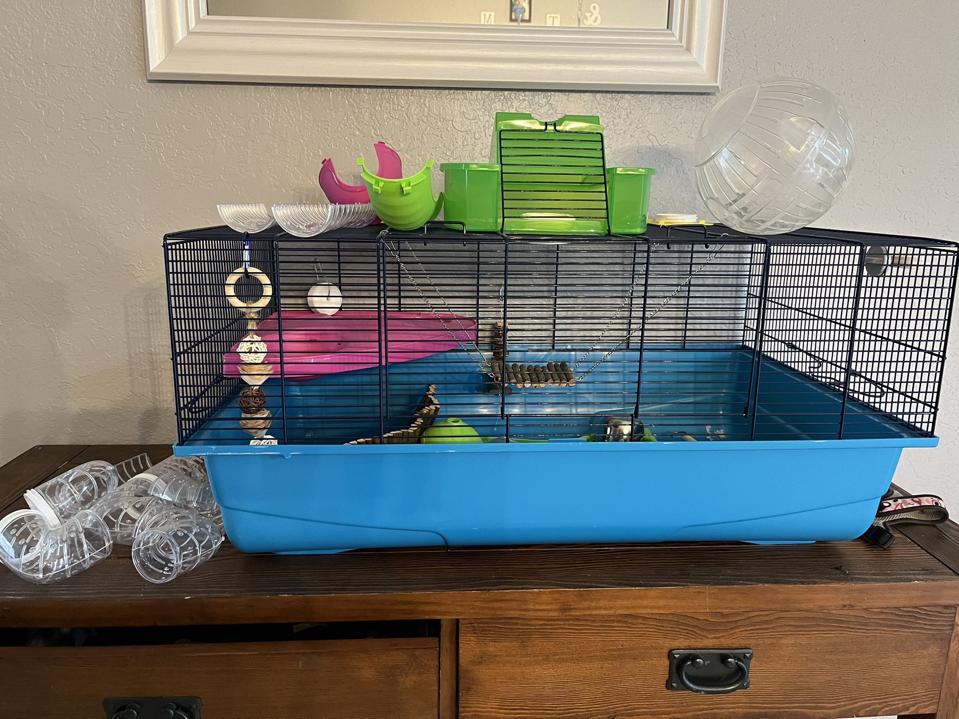 Hamster cage & Toys