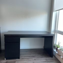 Desk With Drawer And Cabinet, Desktop, PC, Office