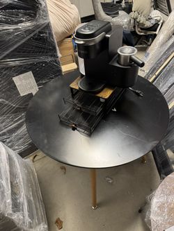 Move Out Sale: Keurig Coffee Machine with frother and Coffee table