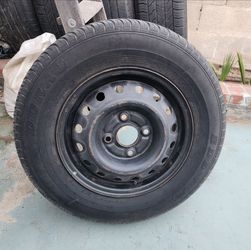 Tire and rim 195/70R14