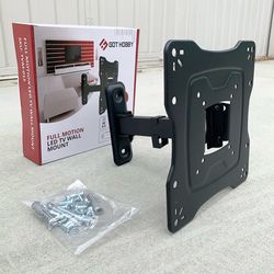 $9 (Brand New) Universal TV Wall Mount 17-42 Inches Swivel Tilt Bracket, Max 55 Lbs