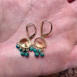 14k Gold Earrings 