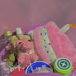 Doggy basket Over $55 value 