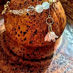 Rose Quartz And Pink Crystal Quartz Bracelet