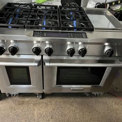 Kitchenaid Dual Fuel Gas Range 48”