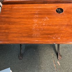 Antique School Desk From Mare Island 