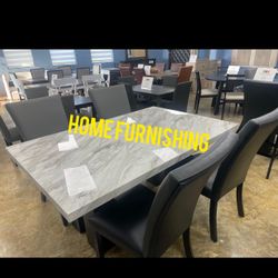 Furniture table with four chair