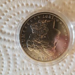 1897 0 Morgan Silver Dollar A/U Condition Very Rare Coin 