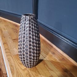 Brown Vase Ceramic Design Accent Decor