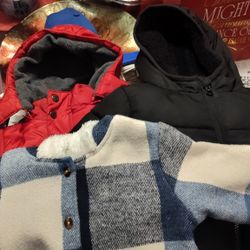 3 Size 12m Boy's Coatd