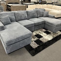 Double Chaise Sofa Sectional 🔥 Black Friday Special 🔥