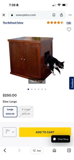 Título: Wooden Cat Cabinet / Cat House – Solid Wood